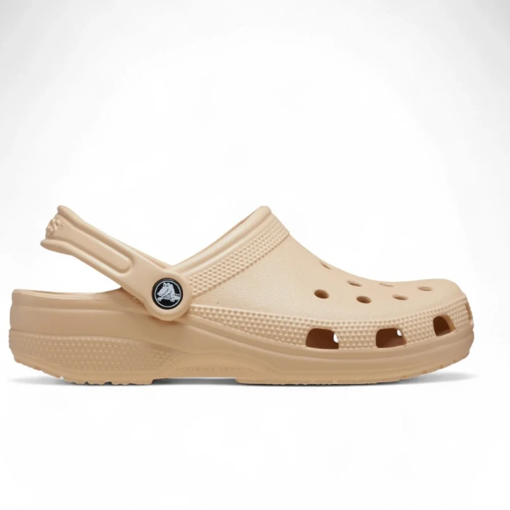 Crocs Classic Clogs Mens 10 Womens 12 Shitake Sprite Tan Beige NEW w/‎ Tag